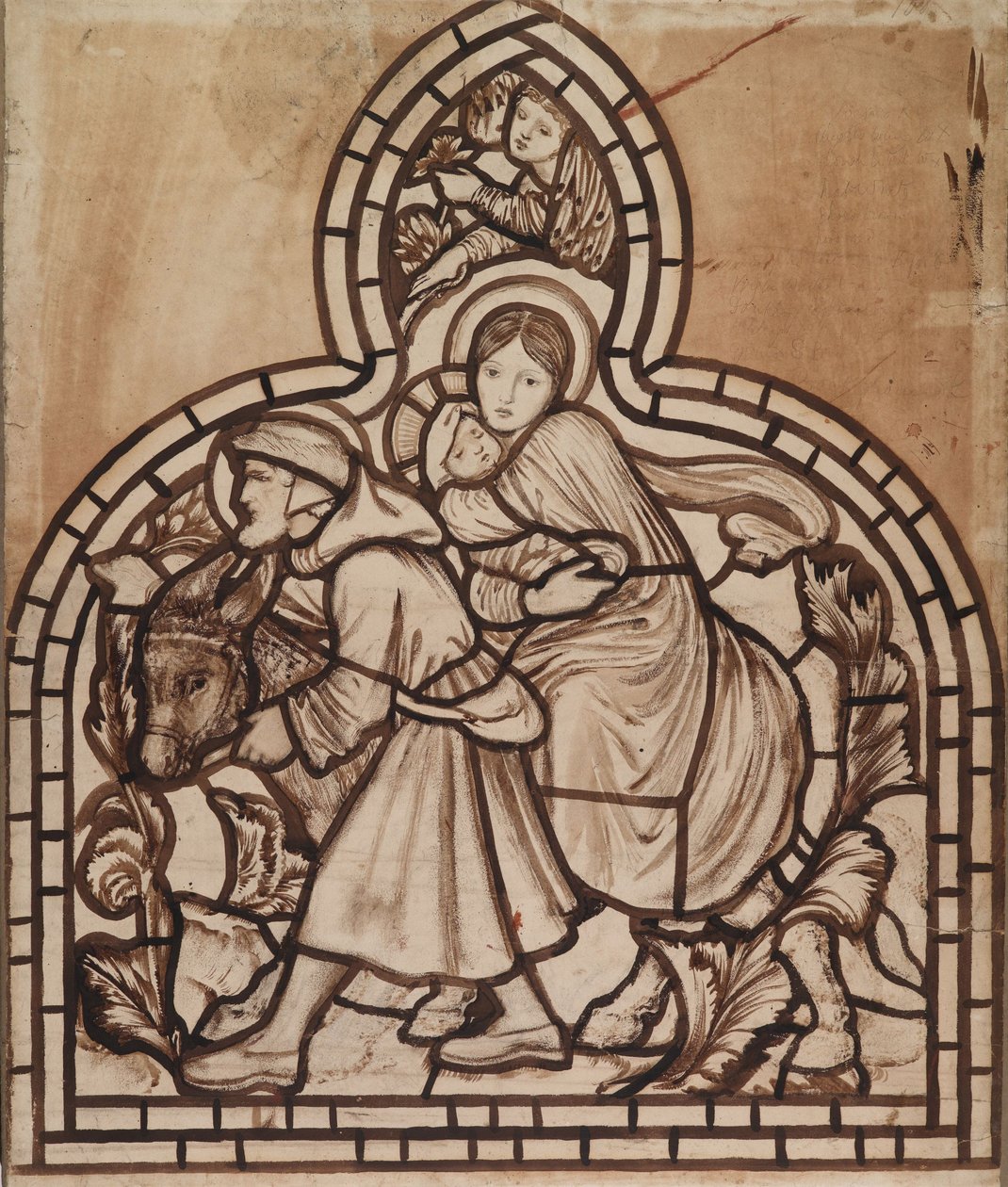 Flykten til Egypt av Edward Burne Jones