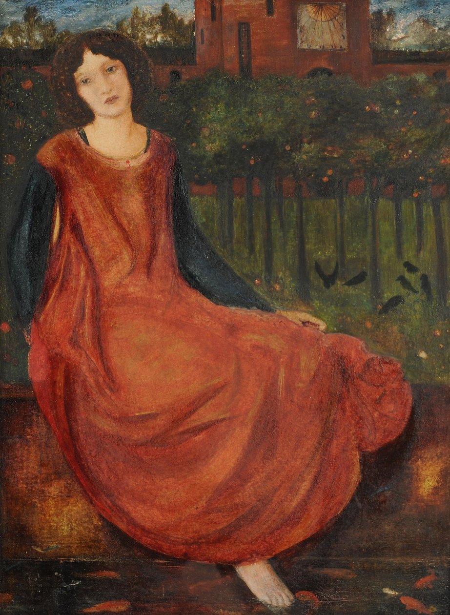 Gullfiskbassenget, 1861 av Edward Burne Jones
