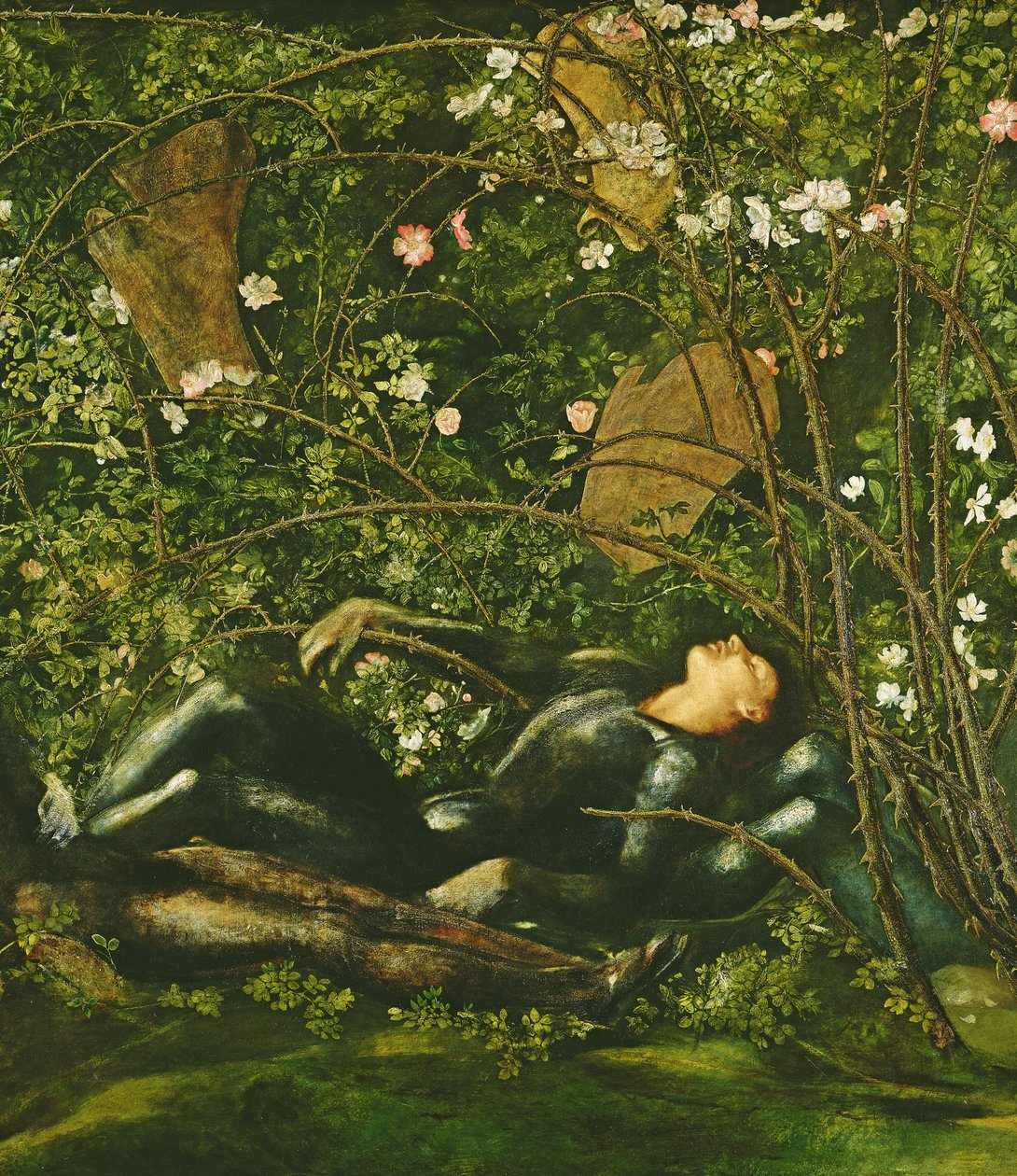 The Knights and the Briar Rose, 1869 av Edward Burne Jones