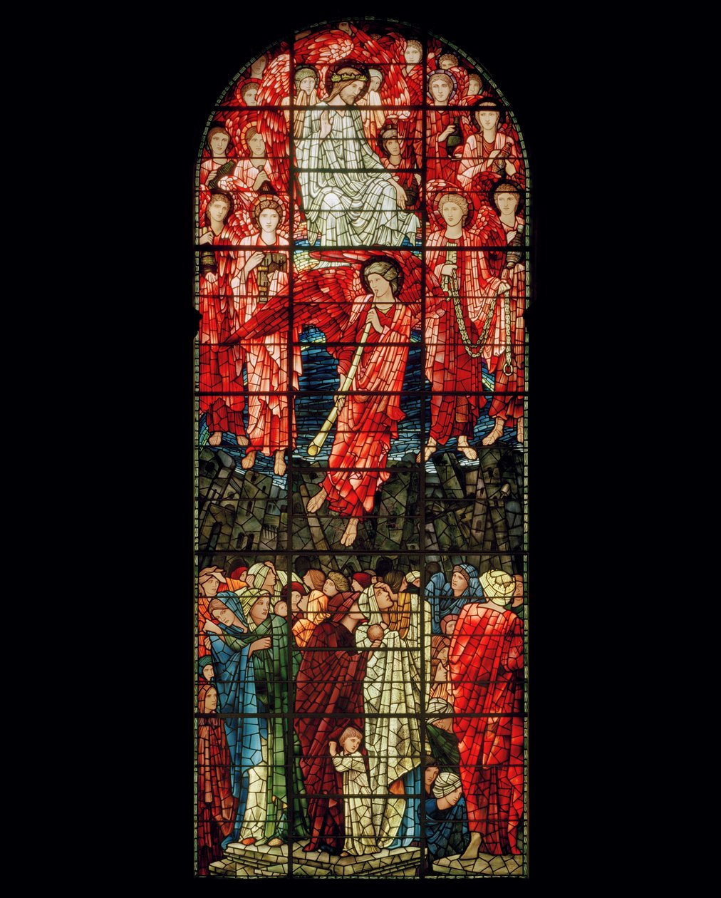 The Last Judgment Window, 1897 (farget glass) av Edward Burne Jones