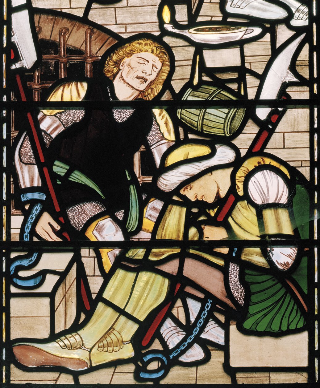 The Liberation of St Peter, 1862-3 (farget glass) av Edward Burne Jones