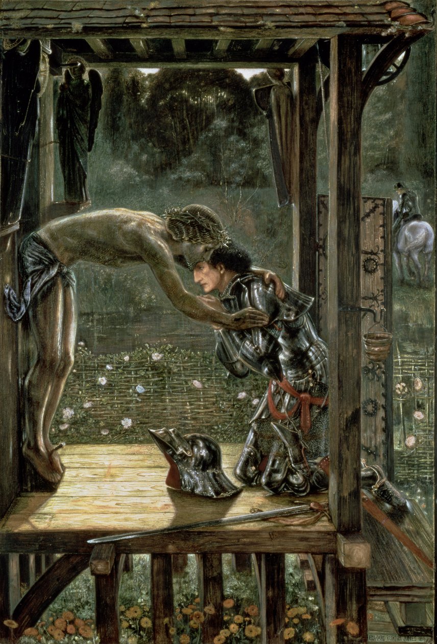 Den barmhjertige ridderen, 1863 av Edward Burne Jones