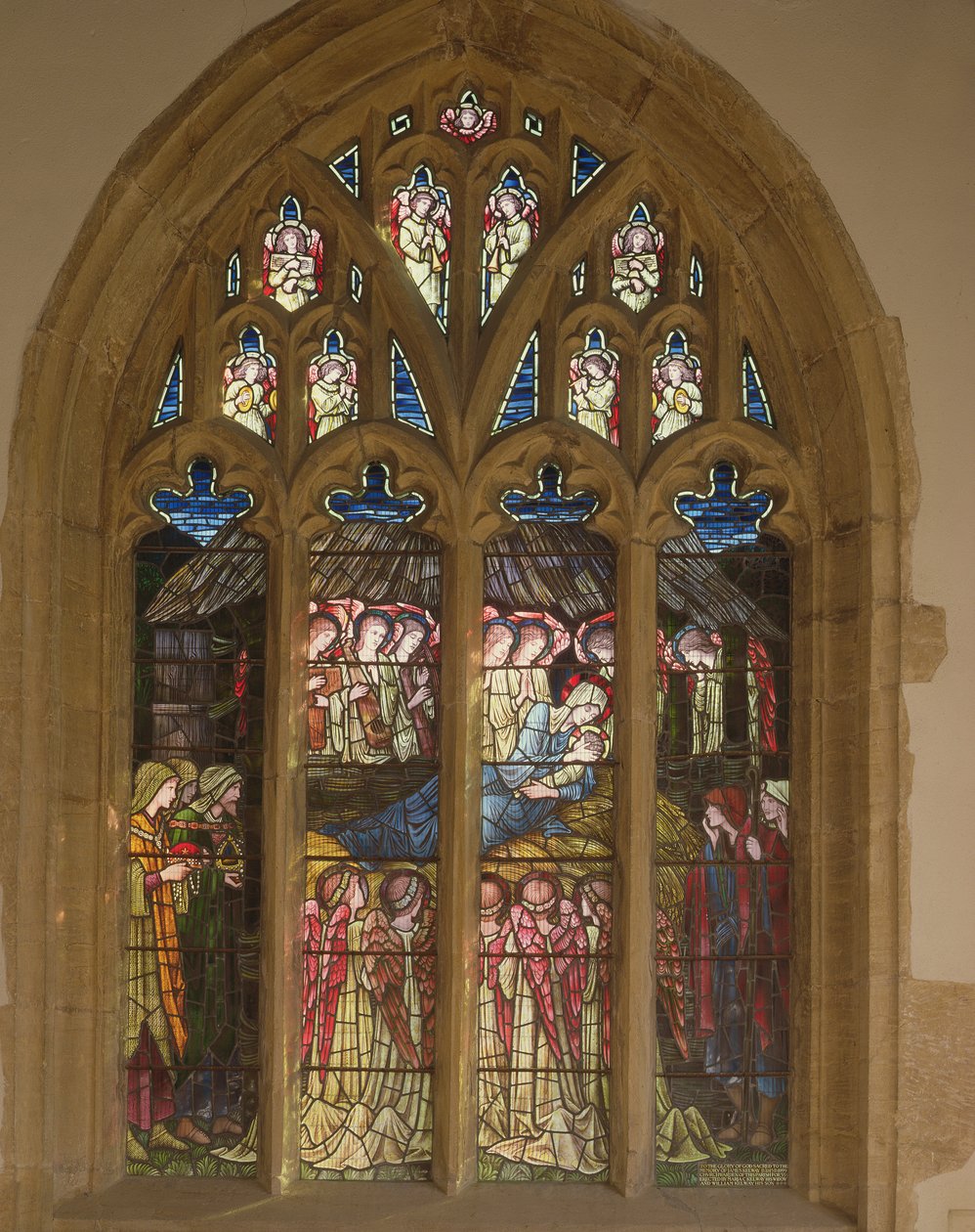 Fødselen, 1862 av Edward Burne Jones