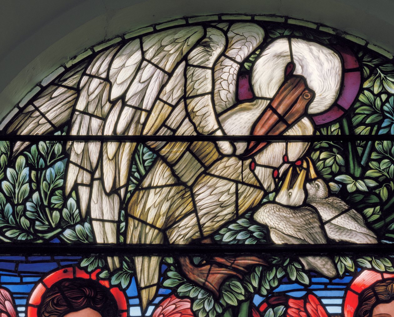 Pelikanen i hennes fromhet av Edward Coley Burne Jones