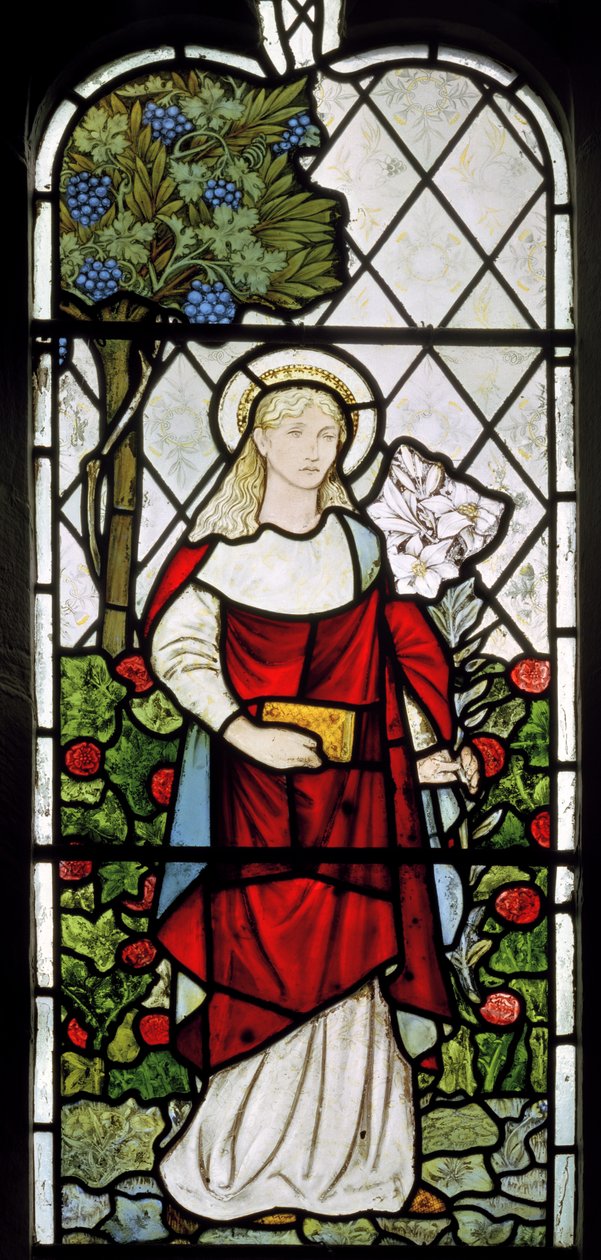 Jomfru Maria, 1873 av Edward Burne Jones