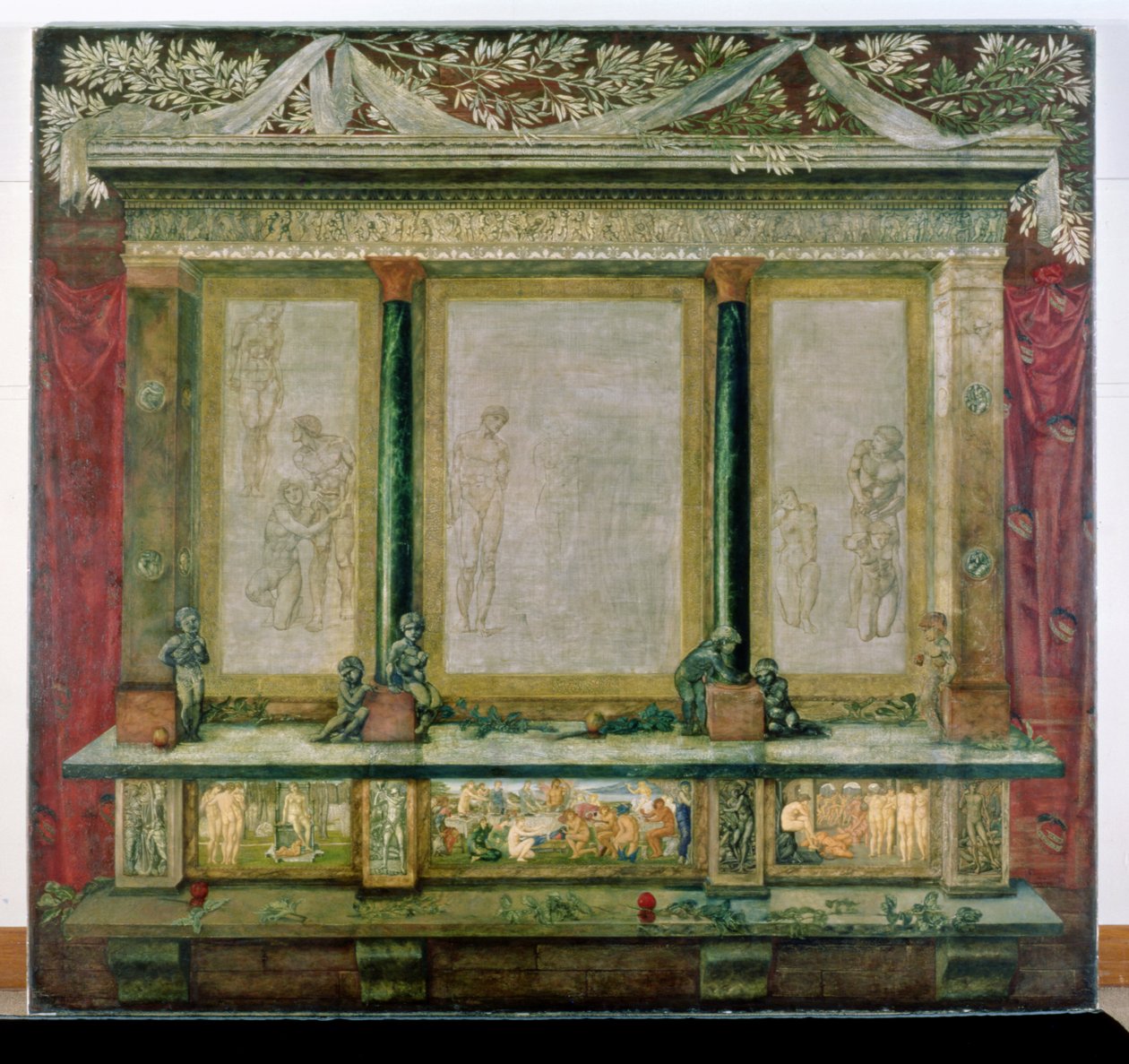 Troja Triptych, 1872-1898 av Edward Burne Jones