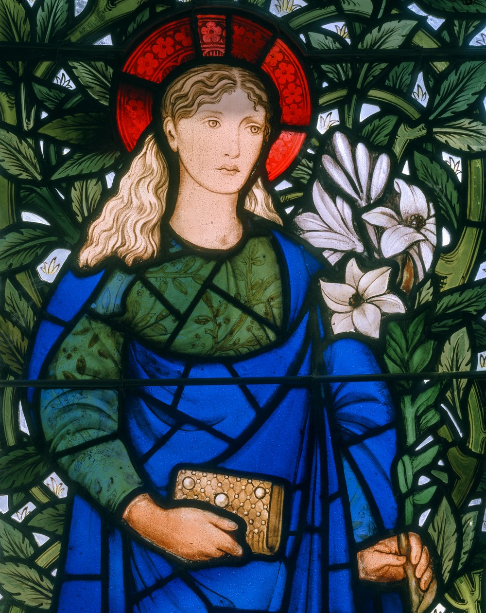 Whitelands College, Morris & Co., Edward Burne-Jones, Mary, 1886 av Edward Burne Jones