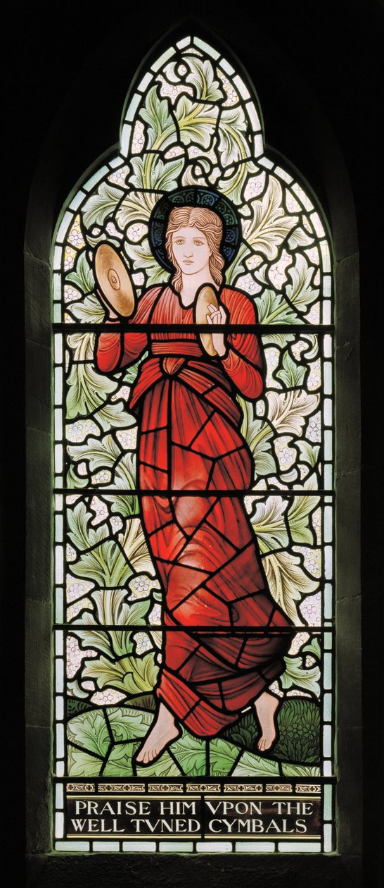 Wilden, All Saints, Morris & Co., Edward Burne-Jones, John Henry Dearle (1859-1932), Miriam, 1902-1914, Louisa, Alfred, The Baldwins, statsminister, metodist, Worcestershire, Arts & Crafts, Rudyard av Edward Coley and Dearle Burne-Jones
