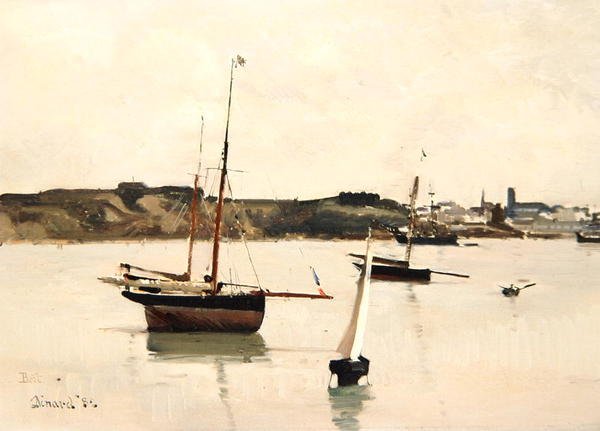 St. Servan havn av Edward Darley Boit