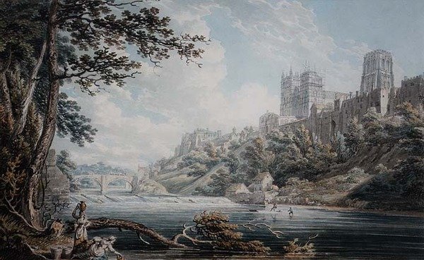 Durham katedral av Edward Dayes