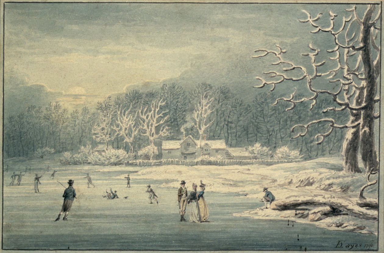 Hyde Park i snøen av Edward Dayes
