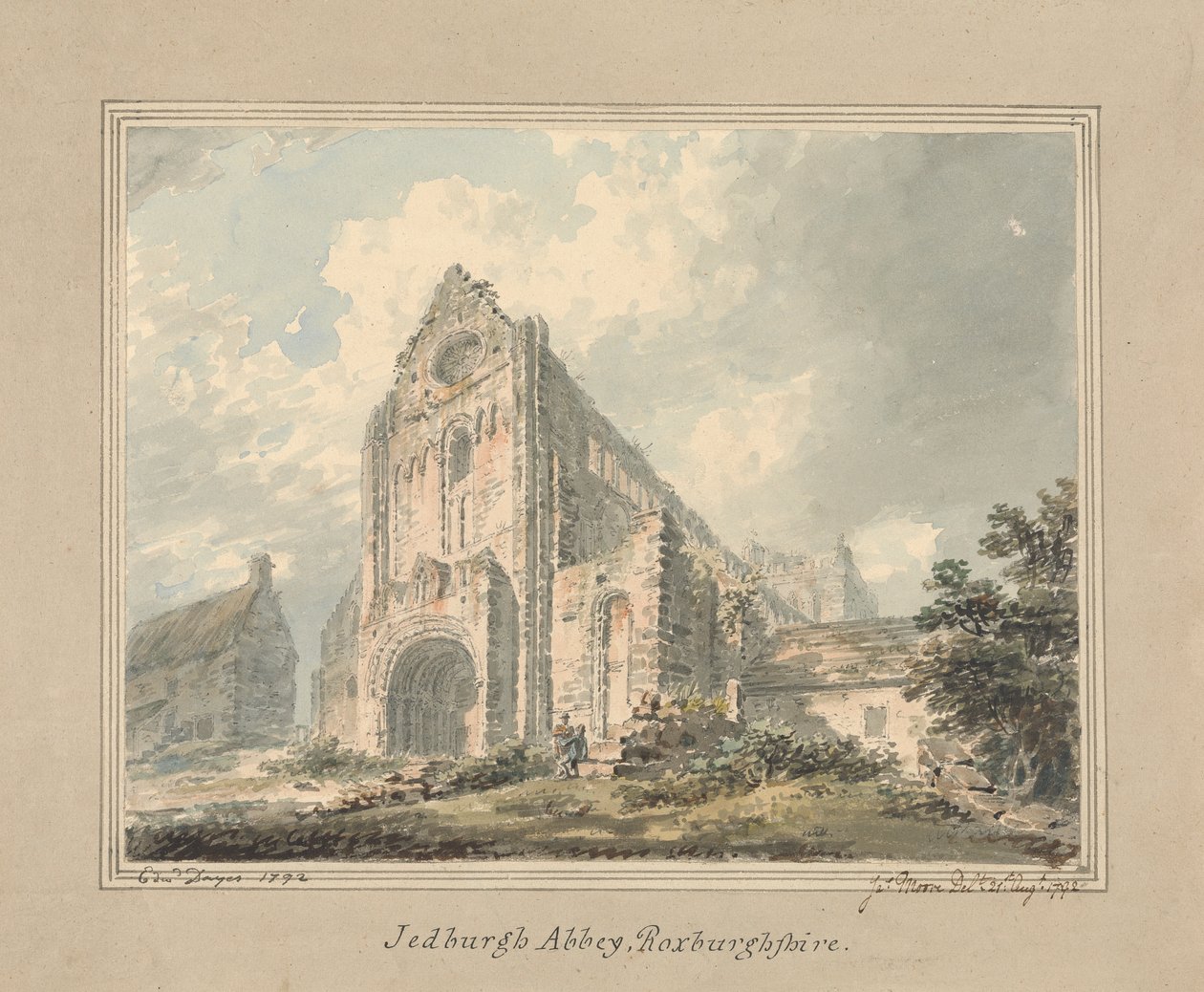 Jedburgh Abbey, Roxburghshire av Edward Dayes