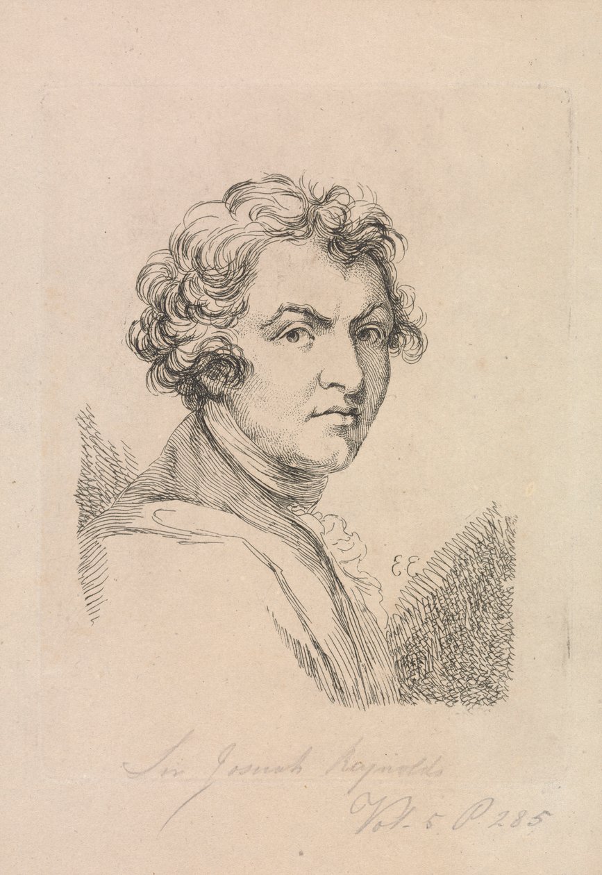 Sir Joshua Reynolds av Edward Edwards