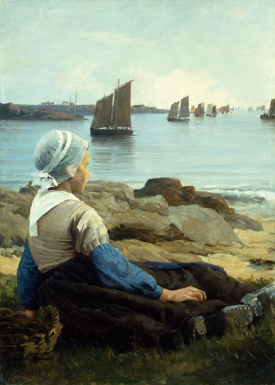 Venter på at han kommer tilbake av Edward Emerson Simmons