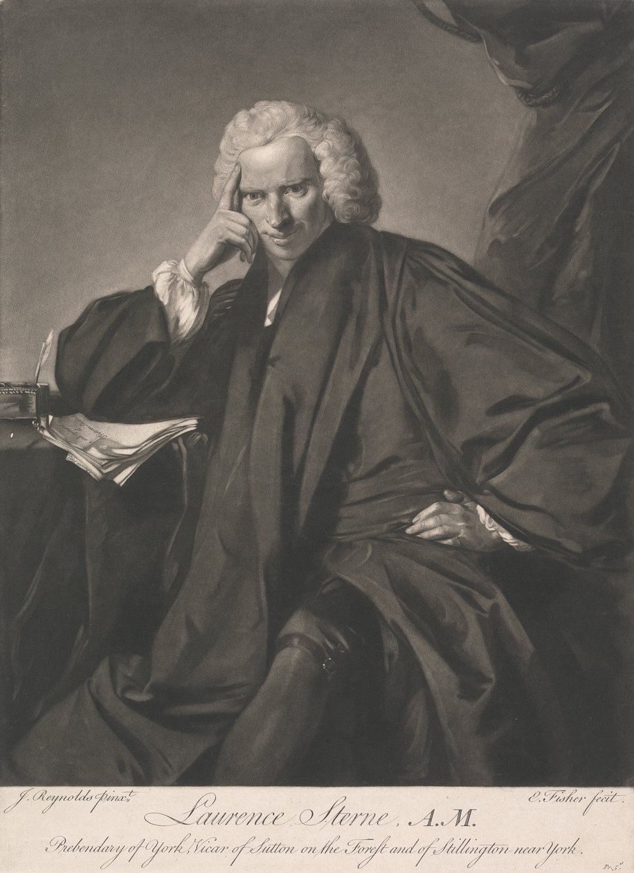 Laurence Sterne, AM av Edward Fisher
