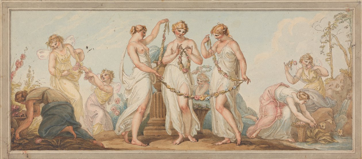 Allegori for våren av Edward Francis Burney