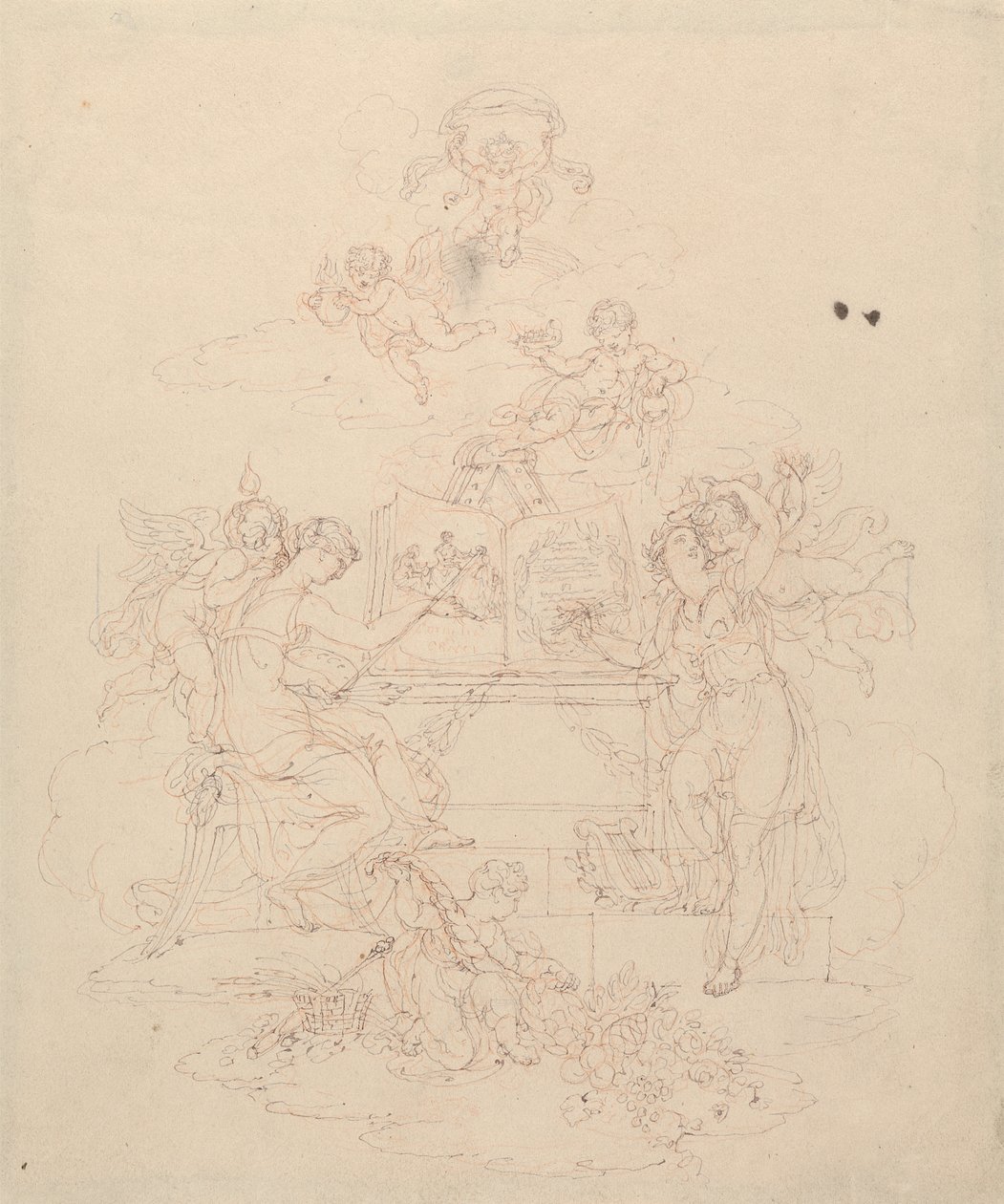 Allegori om maleri og litteratur av Edward Francis Burney