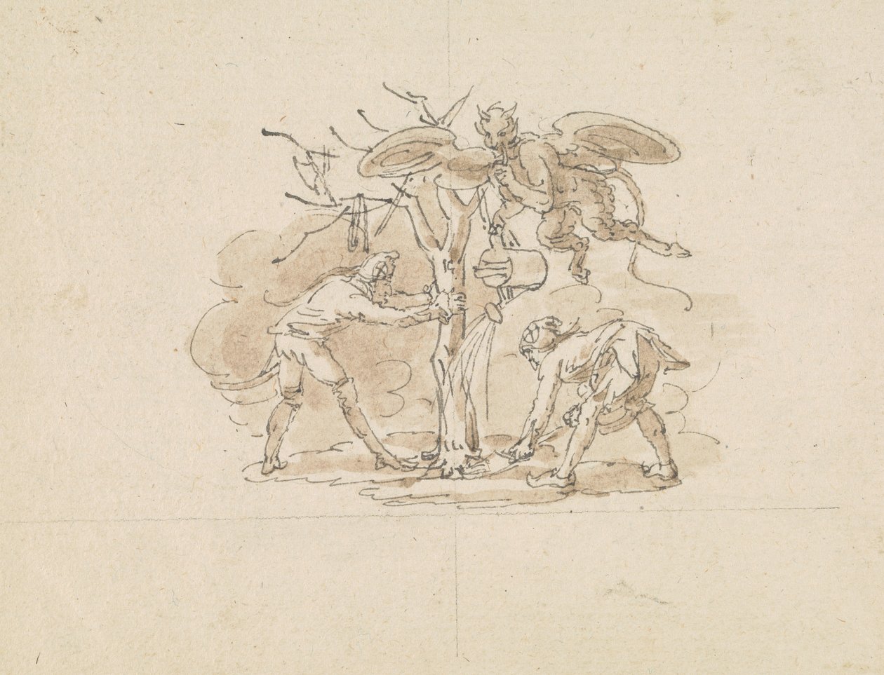 Idioter som planter et tre av Edward Francis Burney