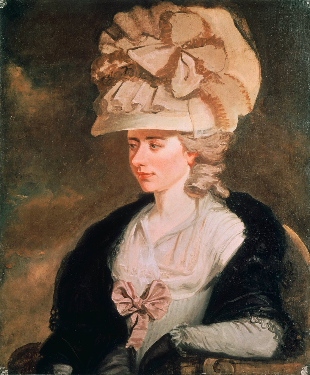 Frances d'Arblay ('Fanny Burney') ca. 1784-85 (olje på lerret) av Edward Francis Burney