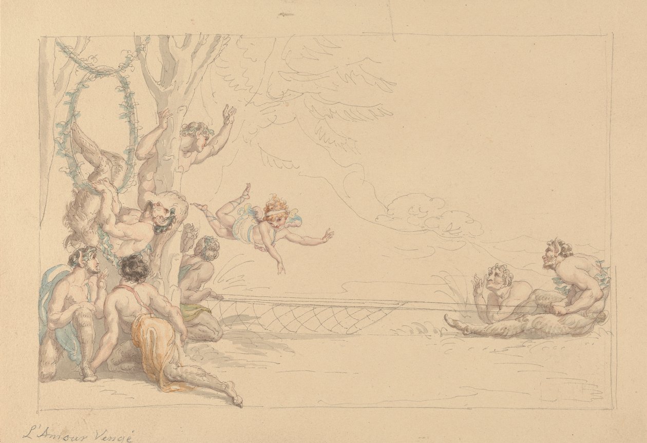 Love Vindicated (L'Amour Vinqe') av Edward Francis Burney
