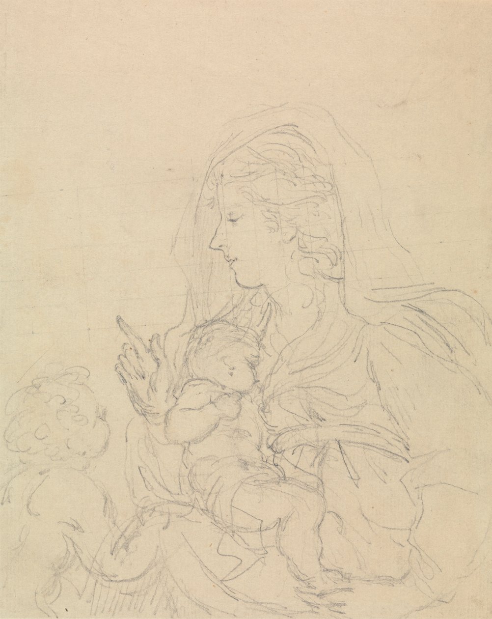 Madonna og barn av Edward Francis Burney