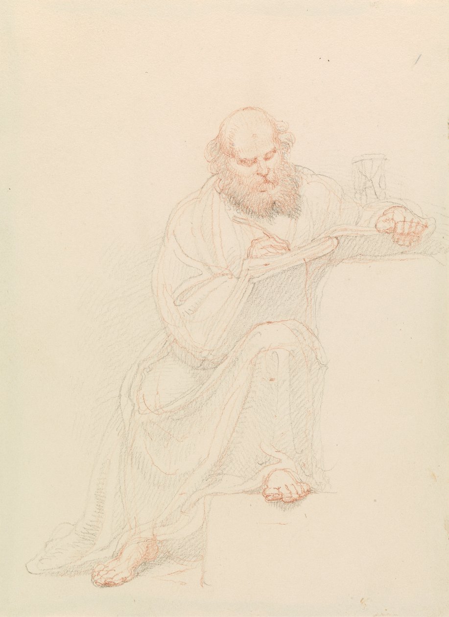 St. Jerome skriving av Edward Francis Burney