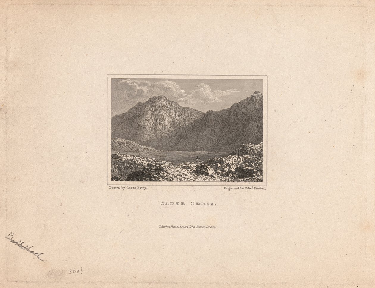 Cader ldris av Edward Francis Finden