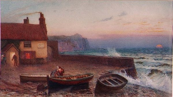 Sandsend, Whitby av Edward Frederick Brewtnall