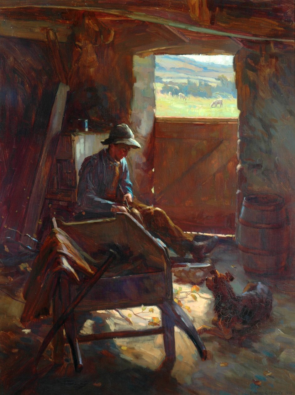 Cutting Stacks stenger, 1897 av Edward George Hobley