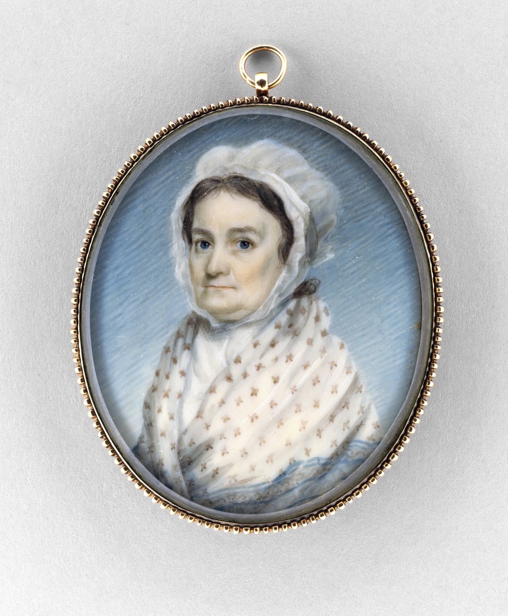 Mary Gould Almy, ca. 1797-1800 (akvarell på elfenben av Edward Greene Malbone