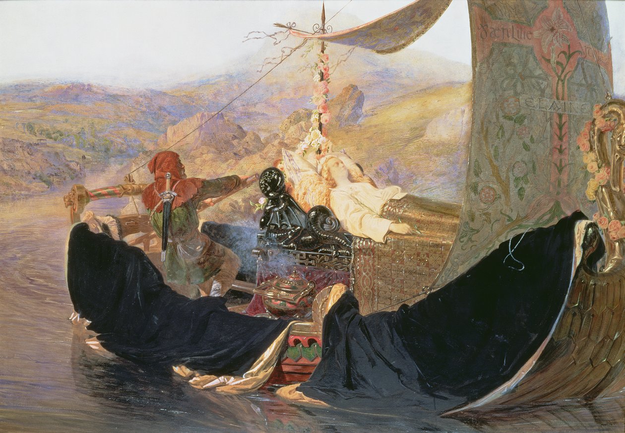 Elaine av Edward Henry Corbould