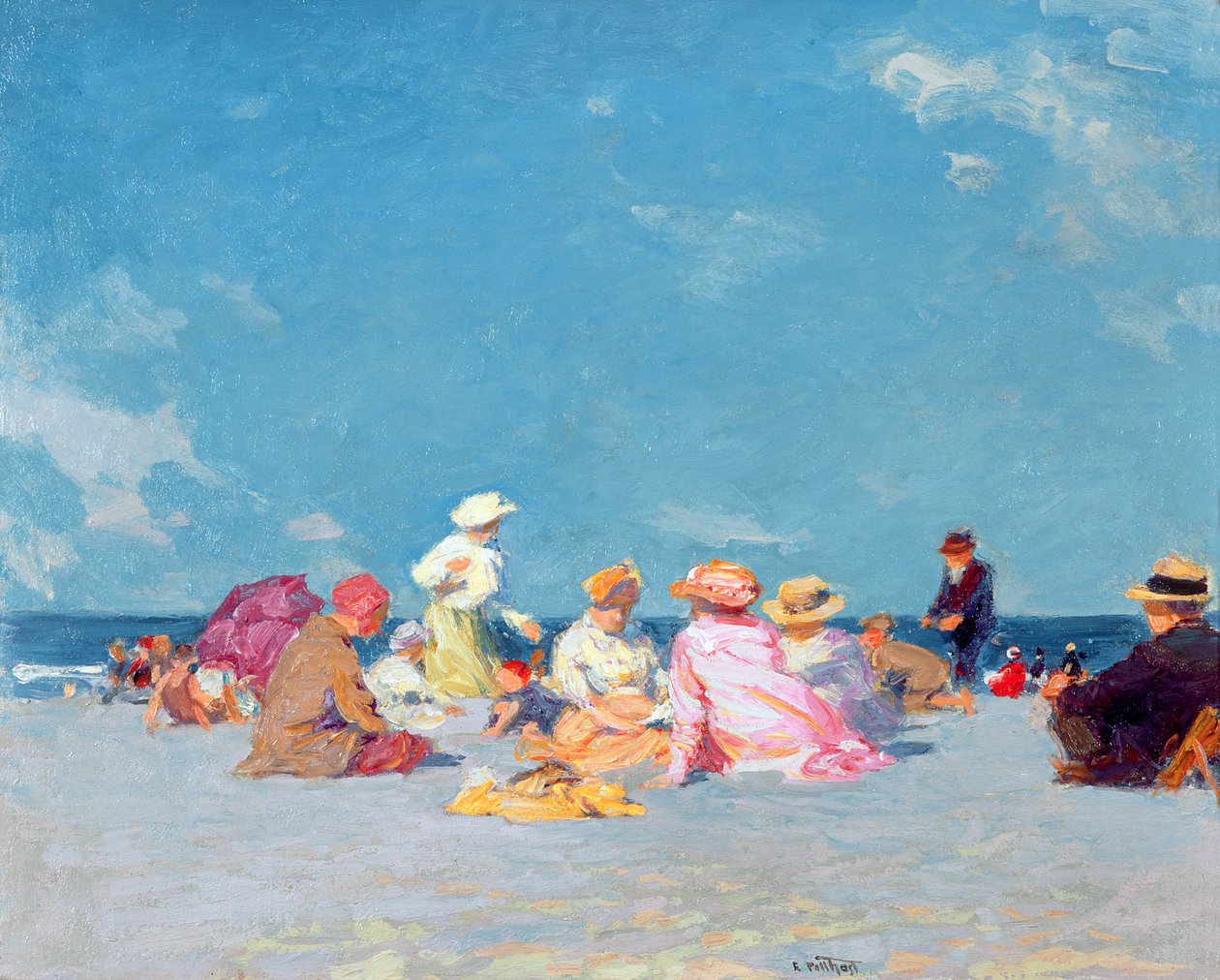Ettermiddagsmoro, ca. 1907–27 (olje på lerret) av Edward Henry Potthast