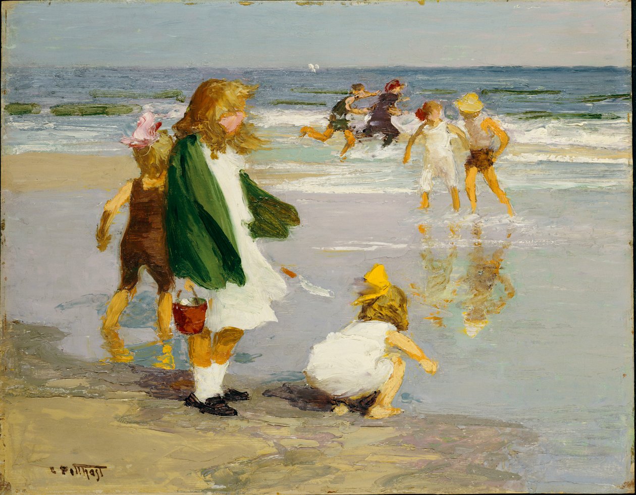 Spill i Surf av Edward Henry Potthast