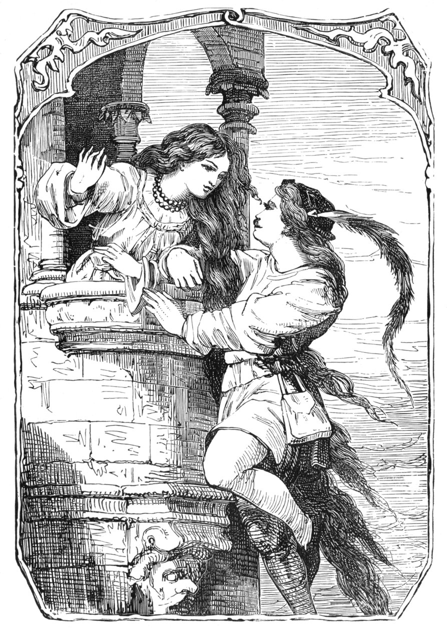 Rapunzel, 1901 av Edward Henry Wehnert