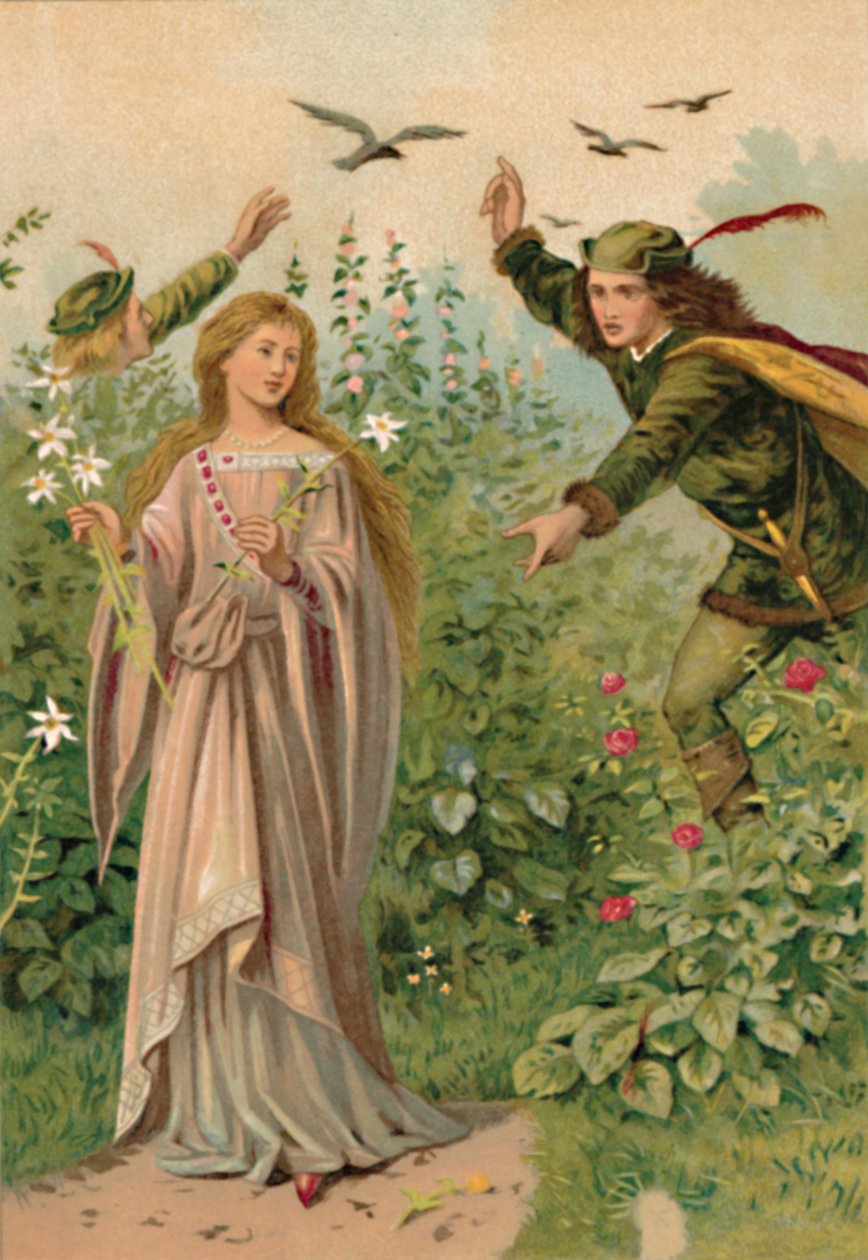 Brødrene og deres søster, 1901 av Edward Henry Wehnert