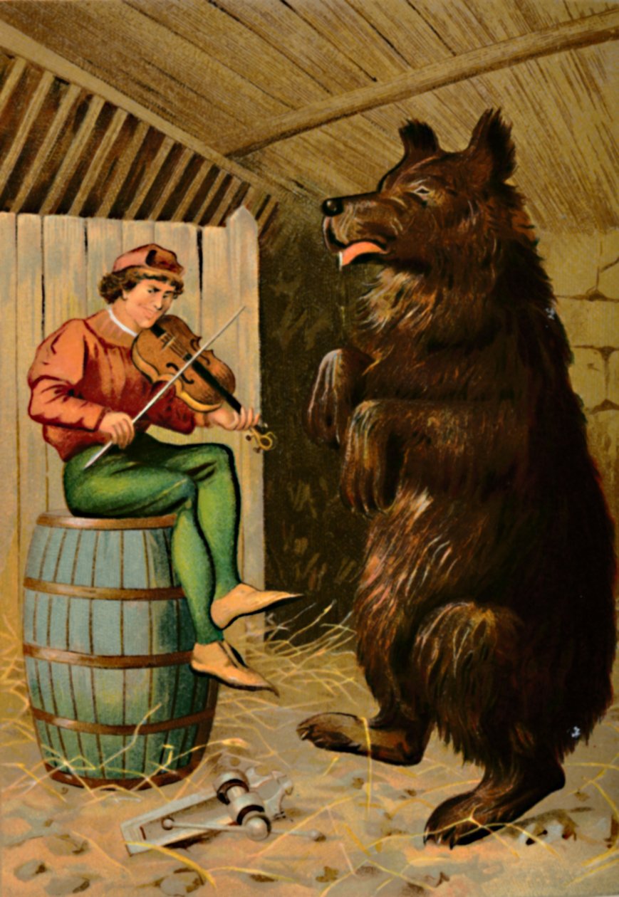 Den dansende bjørnen, 1901 av Edward Henry Wehnert