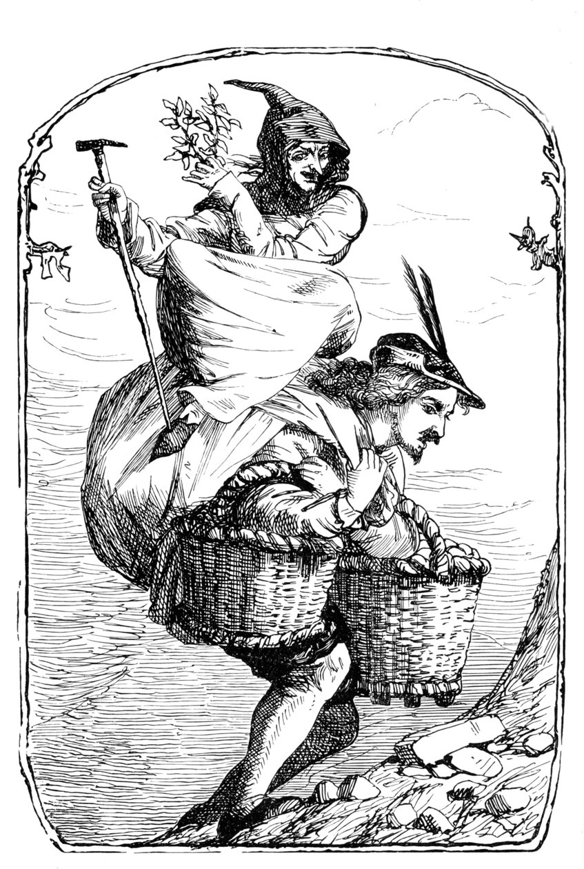 Gåsejenta ved brønnen, 1901 av Edward Henry Wehnert