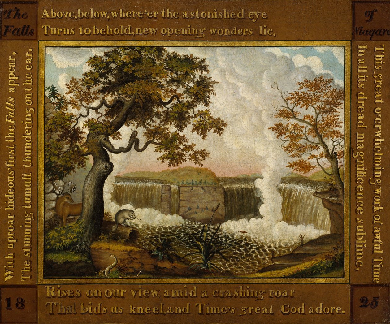 The Falls of Niagara, ca. 1825 av Edward Hicks