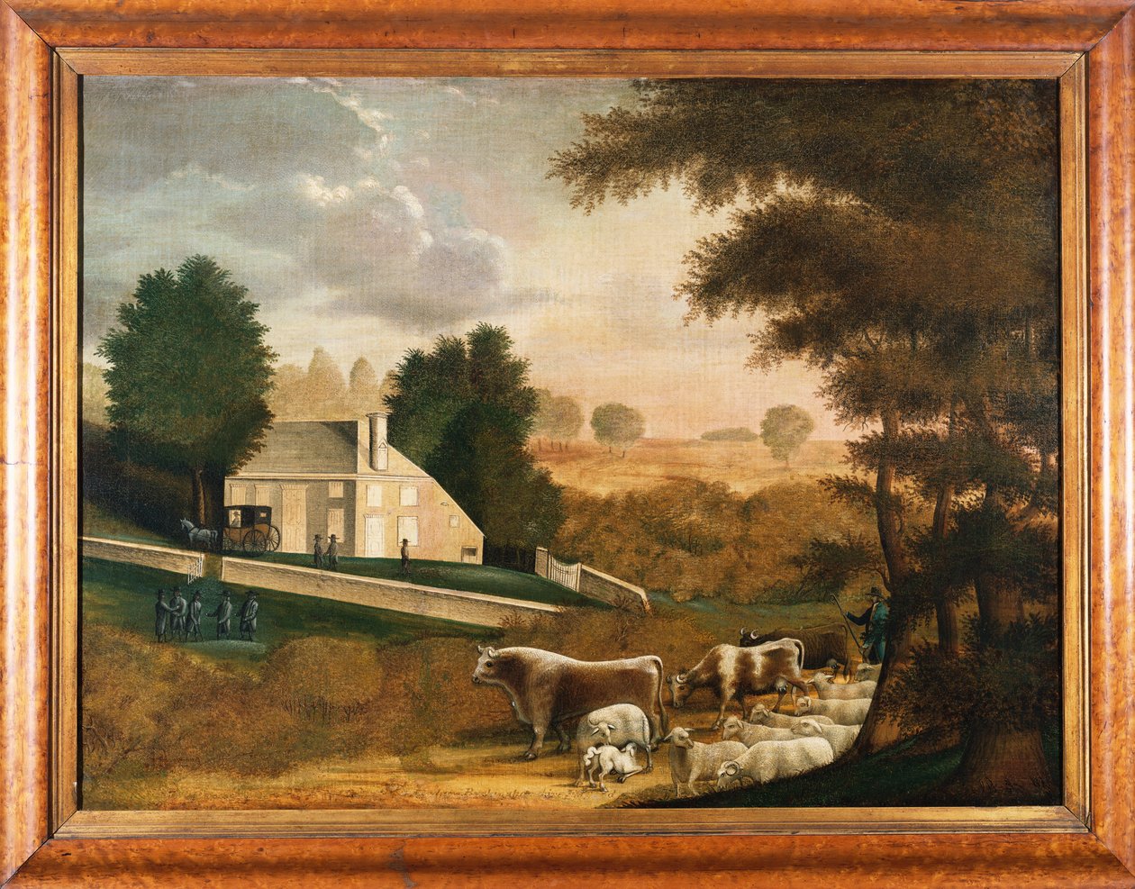 The Grave of William Penn, 1848 av Edward Hicks