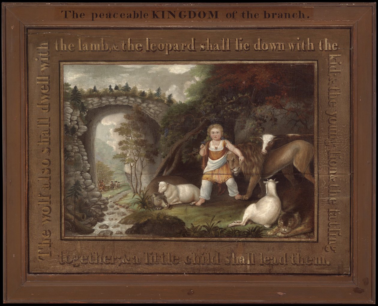 Grenens fredelige rike, ca. 1825-30 av Edward Hicks