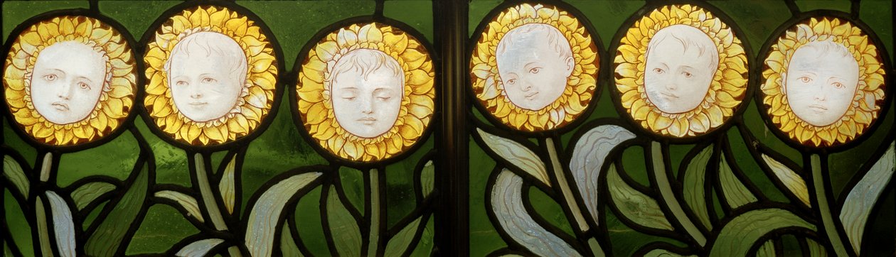 Mary, Mary, ganske motsatt, blomsterdetalj, 1886 av Edward Holmes Jewitt