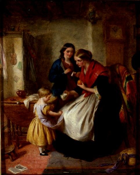 Koaksering (olje på panel) av Edward Hughes