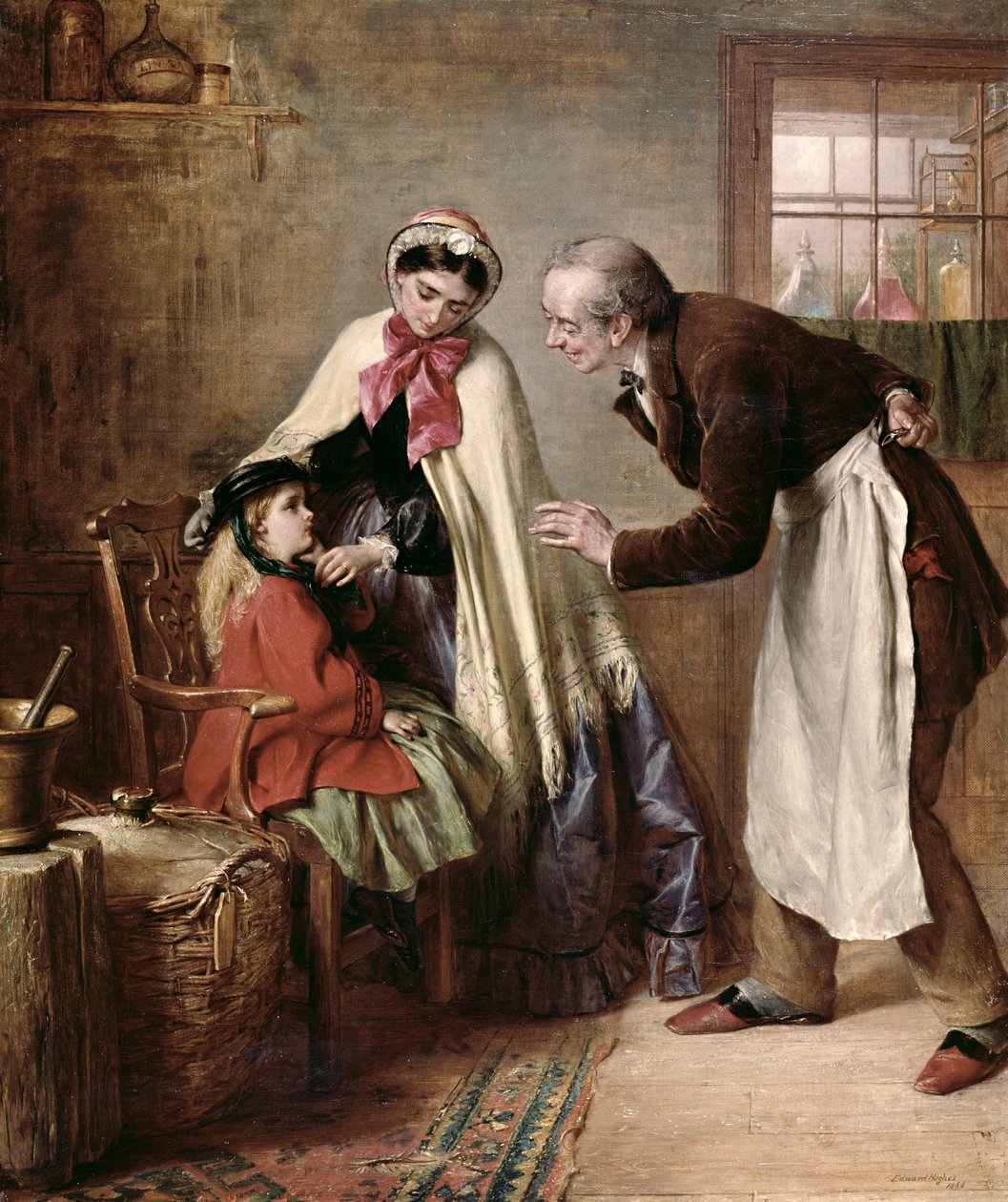 Første tann, 1866 av Edward Hughes