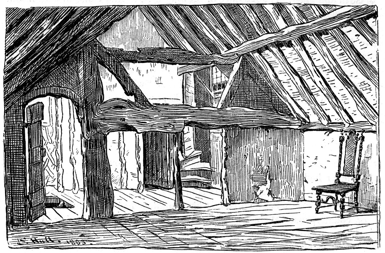 Den øvre historien om Shakespeares fødested, Stratford-upon-Avon, 1885. av Edward Hull