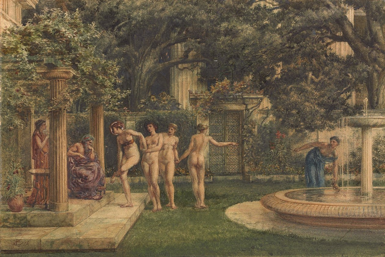 Et besøk hos Aesculapius, 1875 av Edward John Poynter
