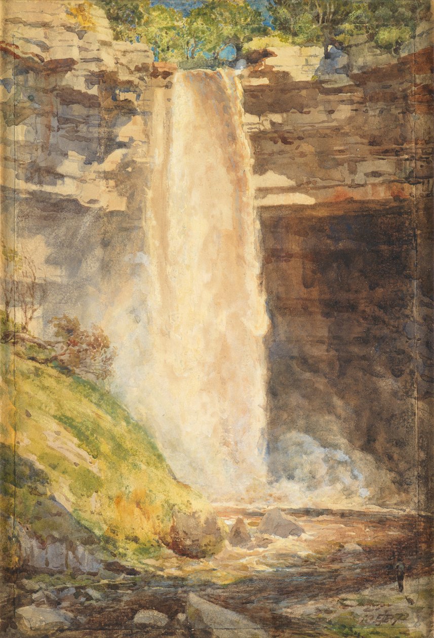 Hardraw Force, 1872 av Edward John Poynter