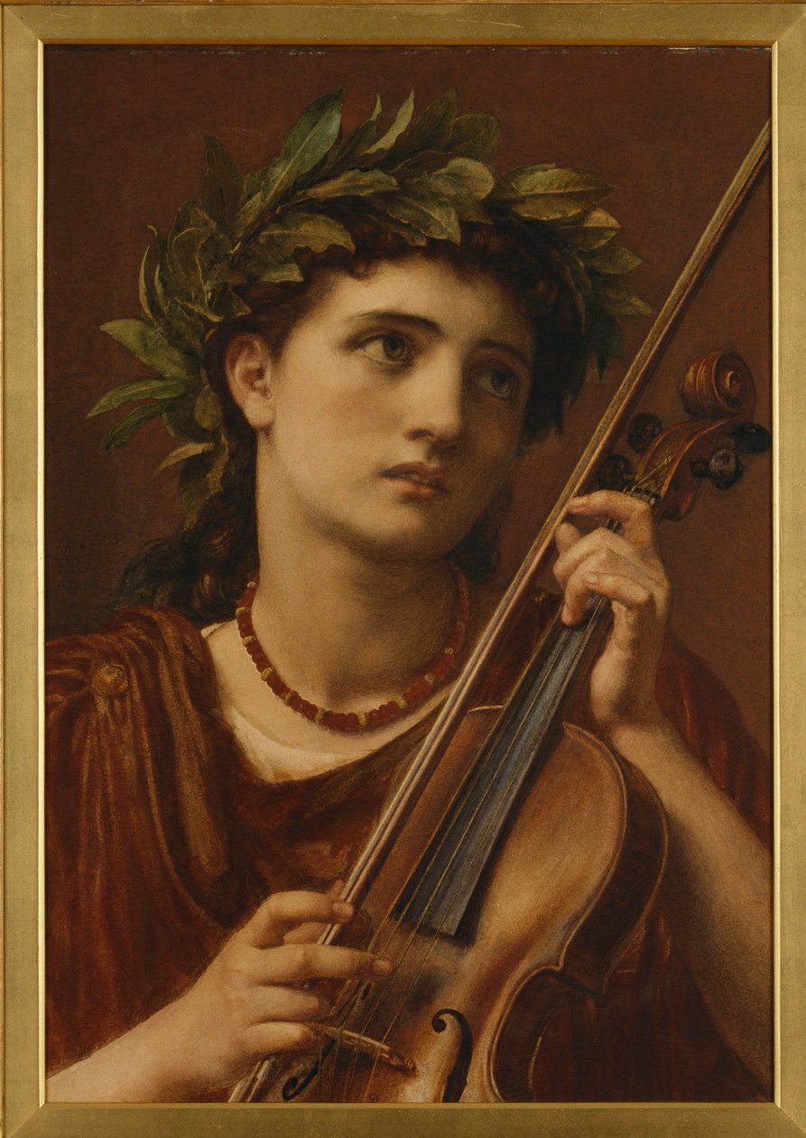 Musikk, Heavenly Maid, 1889 av Edward John Poynter