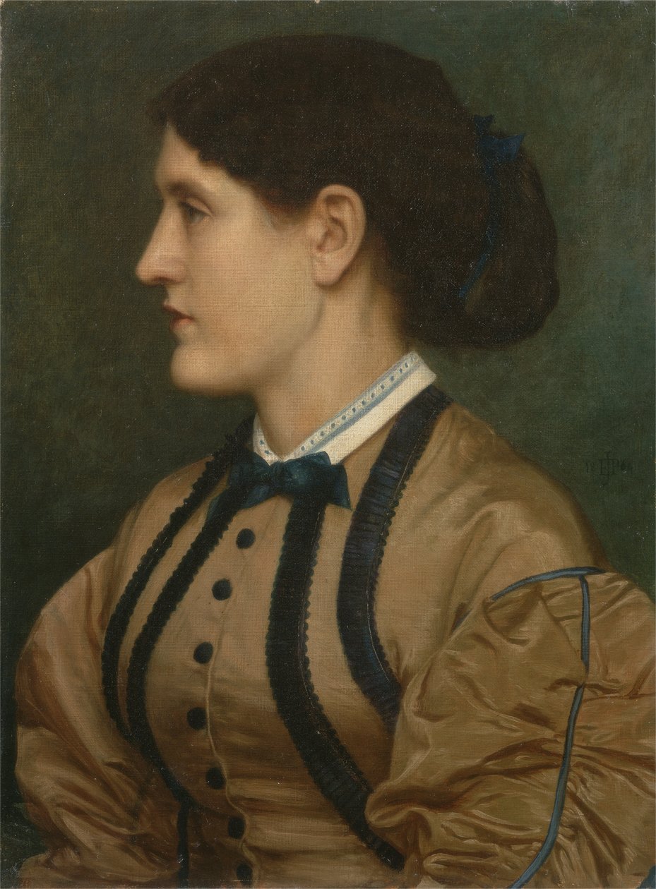 Portrett av Eliza Eastlake (1809-93) 1864 (olje på lerret) av Edward John Poynter