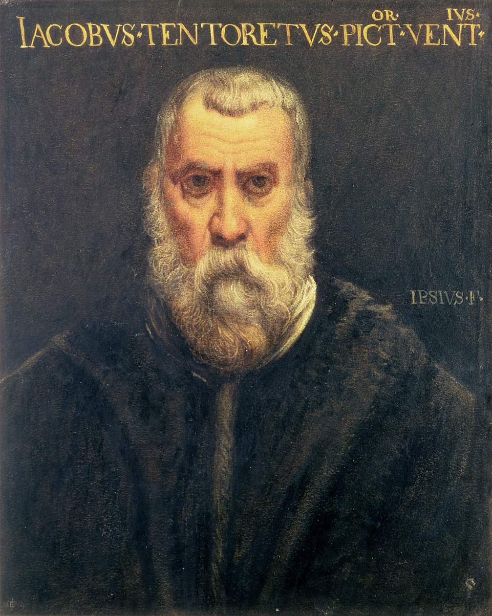 Portrett av Jacopo Tintoretto etter Tintoretto av Edward John Poynter