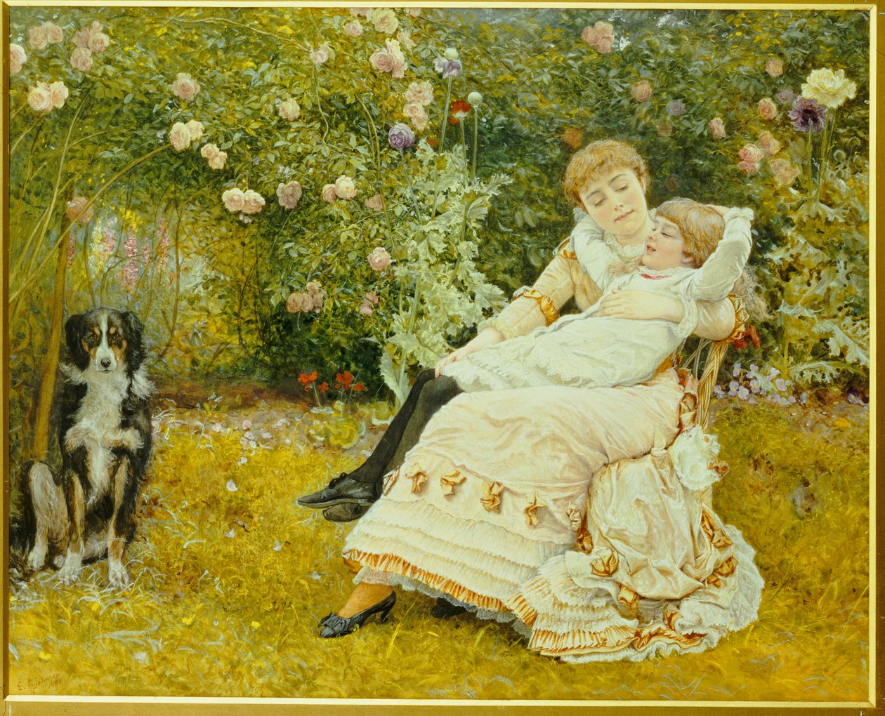 Hyggelige timer, 1881 av Edward Killingworth Johnson